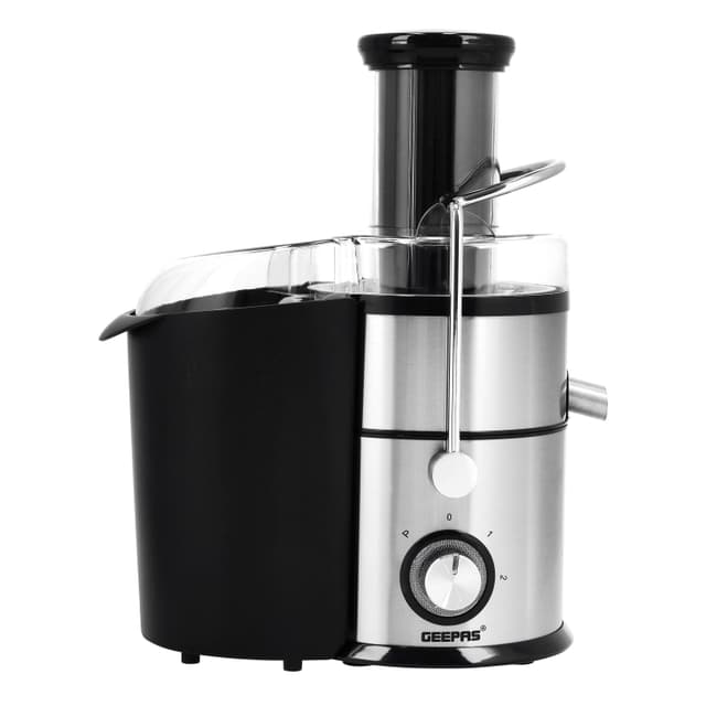 Geepas 4-in-1 Juicer Blender,75mm Wide Feeding Chute,GSB44049 | 2.2L Pomace Container | 2 Speed with Pulse Function | 1L Glass Blender & Juice Jug | Safety Interlock | 800W Motor - 185391