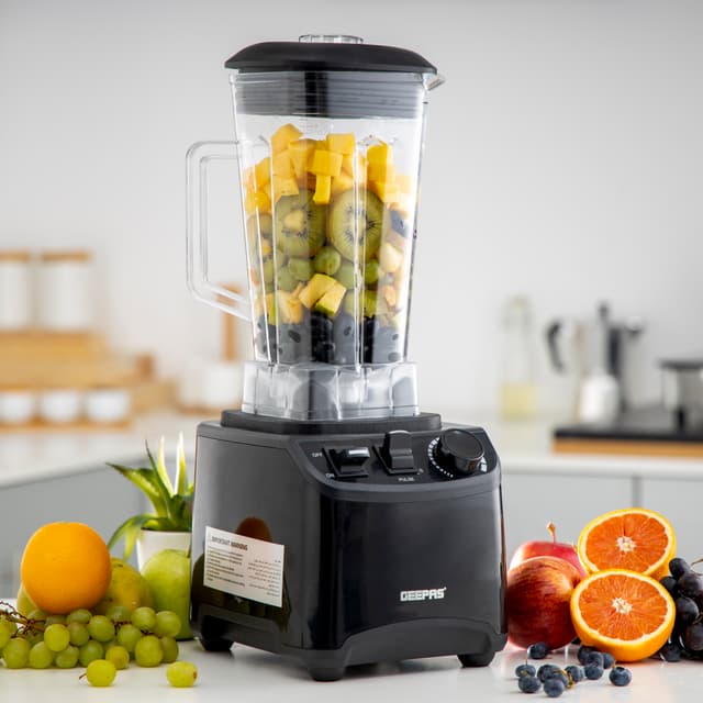 خلاط جيباس الكهربائي 1800 واط 2 لتر Geepas 2L 1800W Single High Speed Blender