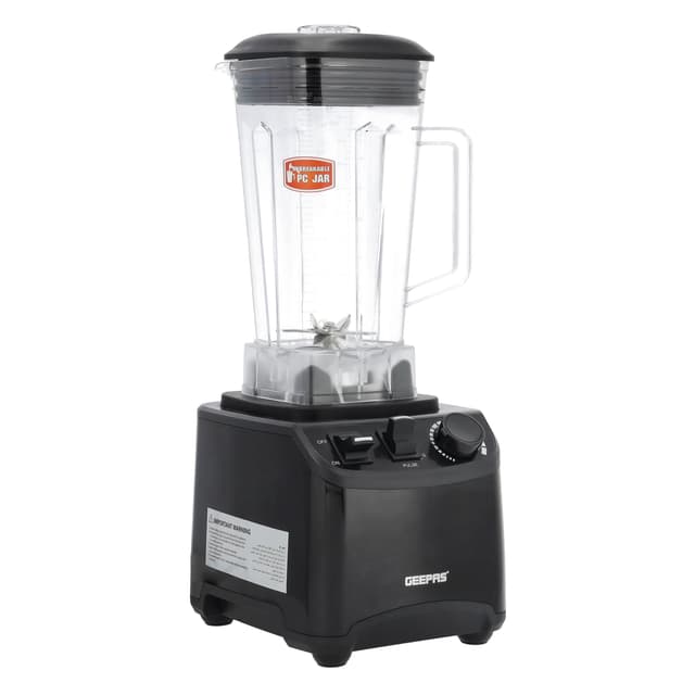 خلاط جيباس الكهربائي 1800 واط 2 لتر Geepas 2L 1800W Single High Speed Blender