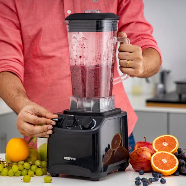 خلاط جيباس الكهربائي 1800 واط 2 لتر Geepas 2L 1800W Single High Speed Blender