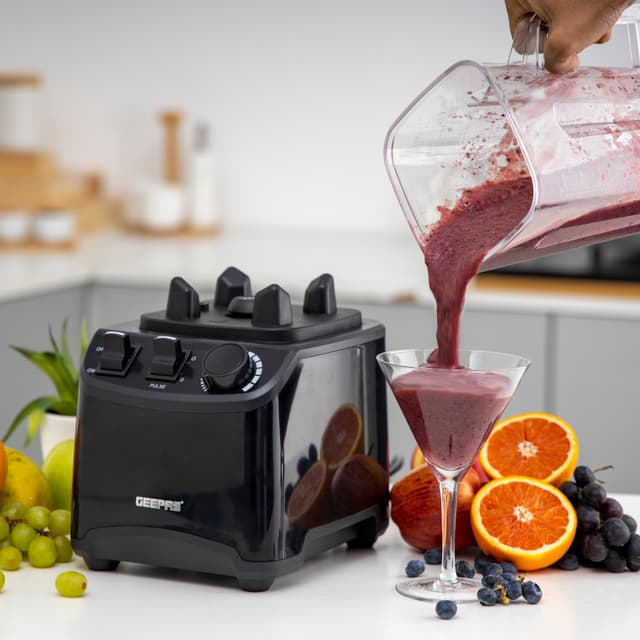خلاط جيباس الكهربائي 1800 واط 2 لتر Geepas 2L 1800W Single High Speed Blender