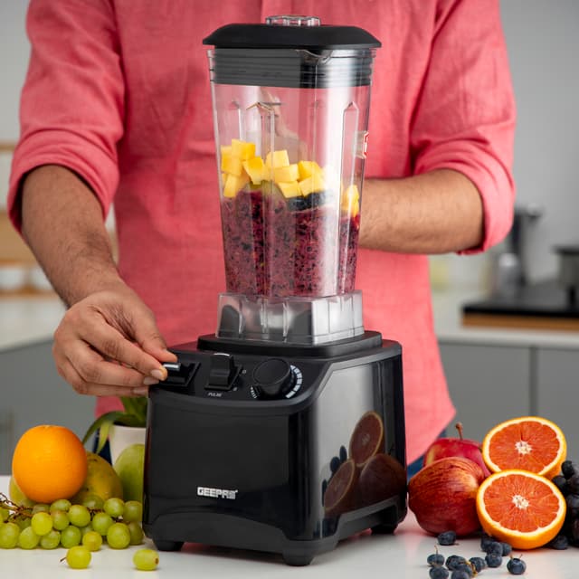 خلاط جيباس الكهربائي 1800 واط 2 لتر Geepas 2L 1800W Single High Speed Blender