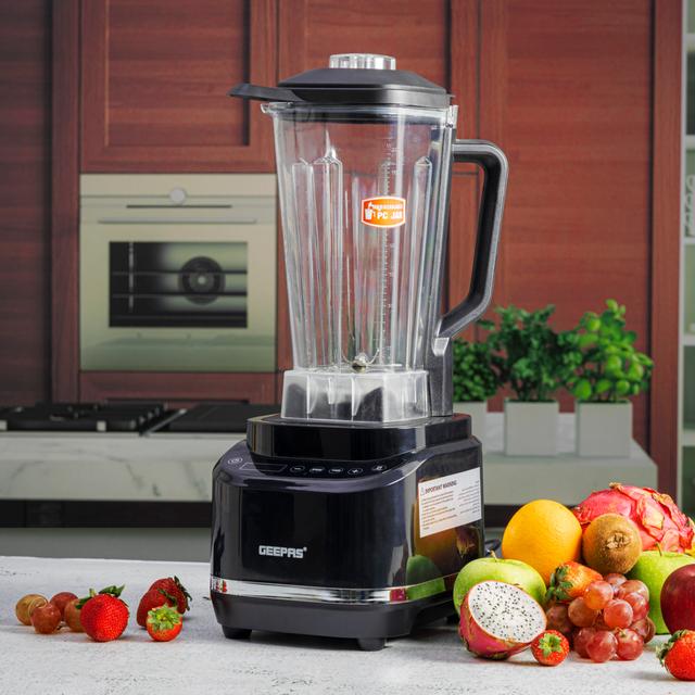 خلاط كهربائي باستطاعة 1800 وات و سعة 2 لتر Geepas Digital Professional Blender - SW1hZ2U6NDI4NTgz