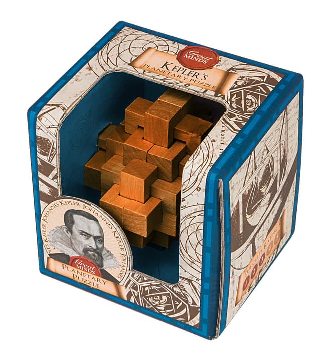 Professor Puzzle GREAT MINDS Planetary Puzzle - 3D Wooden Assembly Puzzles, Brain Trainer/Exercise Problem Solving for Kids, Adults, Family, Friends - Kepler's Planetary Puzzle