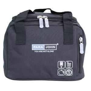 شنطة طعام محمولة قياس 8.5 إنش لون أسود Lunch Bag, 8.5''- Perfect Bento Bag, Lunch Box Carrier - Bento Container with Shoulder Strap - PARA JOHN