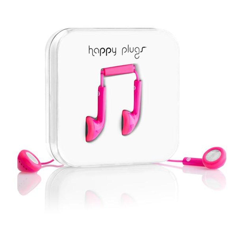 سماعة أذن سلكية لون زهري   Happy Plugs - Earbuds Cerise