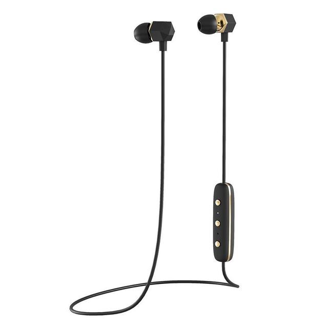 سماعات بلوتوث لاسلكية  Happy Plugs - Ear Piece Wireless Earbuds Black & Gold - SW1hZ2U6MzYwOTQ1