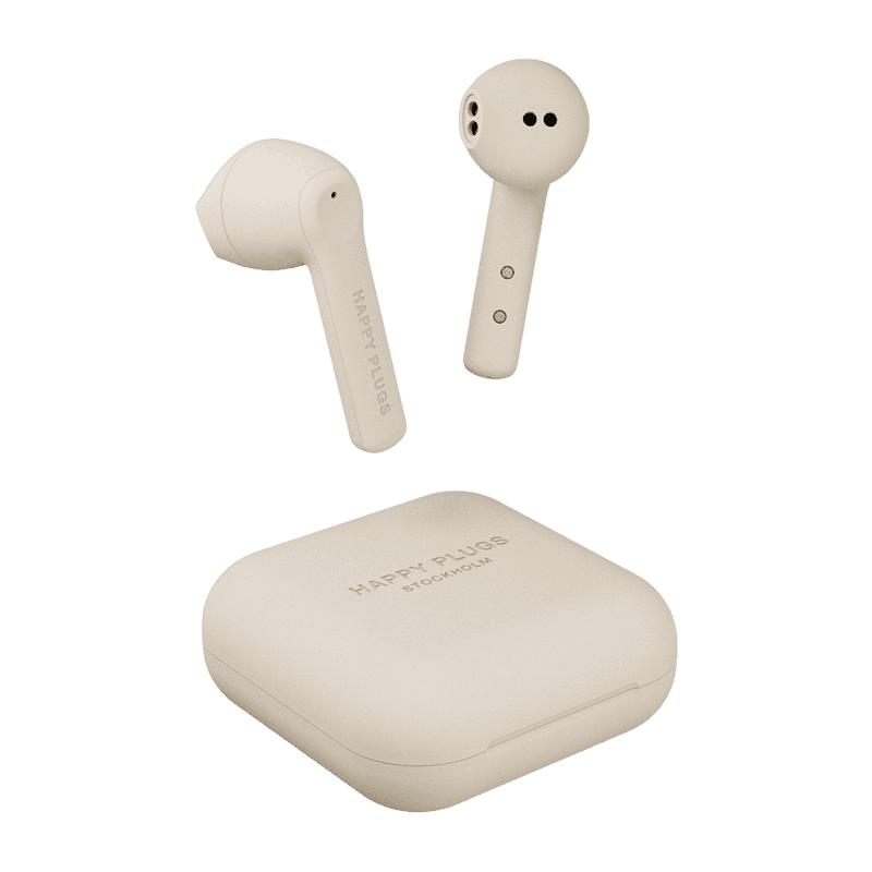 سماعات ايربودز لون سكري   HappyPlugs Air 1 Go True Wireless Headphones