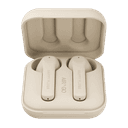 Happy Plugs HappyPlugs Air 1 Go True Wireless Headphones - Smallest Lightest True Wireless Bluetooth 5.0 Headset, 14 Touch Controls, 11 Hrs Battery, for iOS, Android, Smartphone, Tablets, & PC - Nude