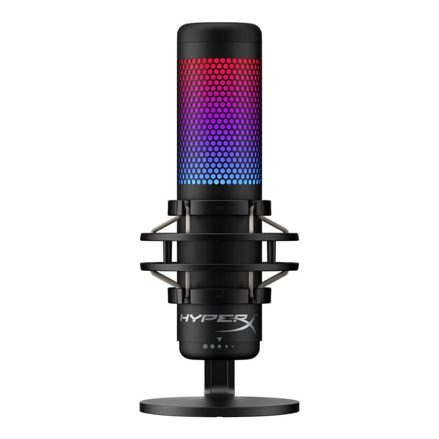 مايكروفون قيمنق إحترافي  HYPERX QuadCast S Standalone Microphone - Black