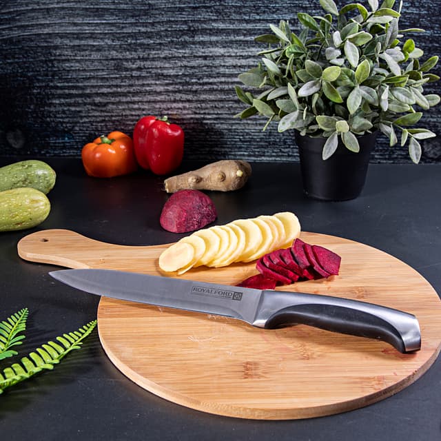 سكين تقطيع رويال فورد Royalford Slicer Utility Knife - SW1hZ2U6Mzg0NTI2