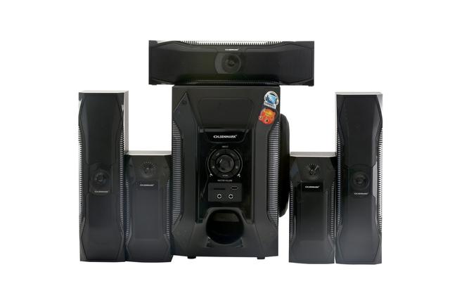 Olsenmark Multimedia Speaker, 5.1 Ch With Usb, Sd, Fm, Bluetooth & Remote - Karaoke/Disco Light - SW1hZ2U6NDE1NzA4