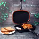 مقلاة شواء ( ذات وجهين مقاس 32 سم ) - أسود Royalford - Double Grill Pan - Die-Cast Double Sided Non-Stick Griddle Pan