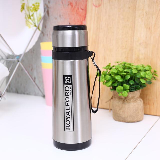 Royalford 800Ml Stainless Steel Vacuum Bottle - Portable Stainless Steel Flask & Water Bottle - Hot - SW1hZ2U6NDA2ODYz