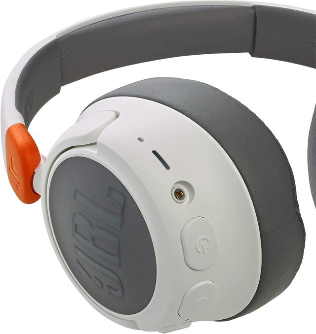 هيدفون JBL اللاسلكي للأطفال مع عزل الضوضاء لون أبيض - JBL JR460NC - SW1hZ2U6MzU3MjA3