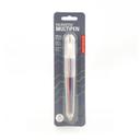 Kikkerland Rainbow 10-in-1 Pen - Multi-Color Spring Retractable Ballpoint Pen, Transparent Barrel 0.7mm Ballpoint Pen, Home Office School Supplies, for Students & Kids - SW1hZ2U6MzYxMTky