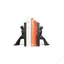 Kikkerland Bookends The Leaning Men - Decorative Book Ends Heavy Duty Man, Bookshelf Decor for Bedroom Library Office School Book Display Desktop Organizer for Adults Kids Gift - SW1hZ2U6MzYxMjAy