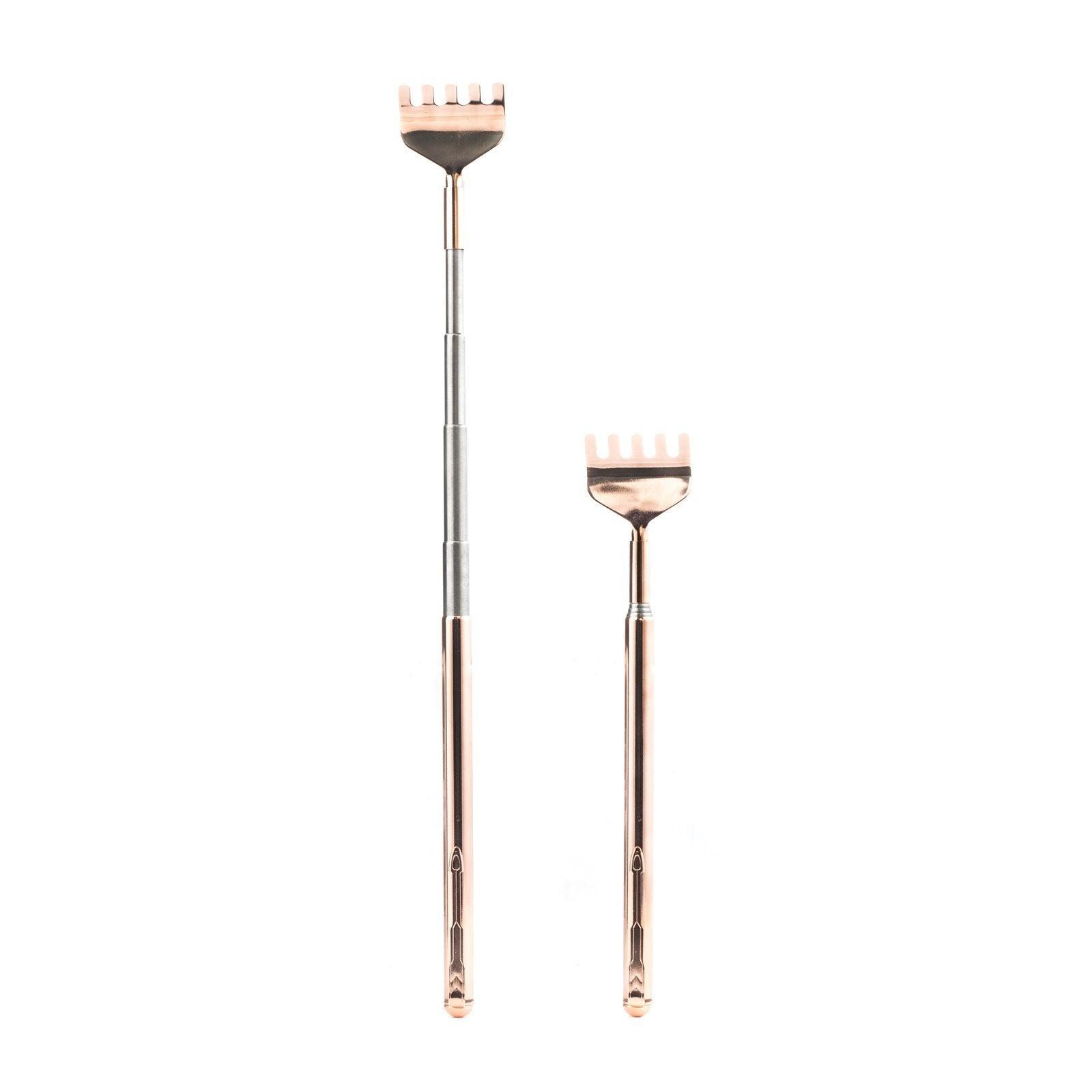 Kikkerland Back Scratcher - Portable, Adjustable, Extendable Back Scratcher, Extends up to 50cm - Copper