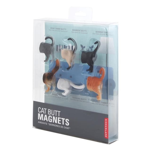 مغناطيسات زينة لباب الثلاجة   Kikkerland Cat Butt Magnet