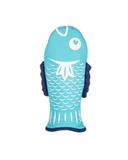 Kikkerland Fish Oven Mitt - Playful Fish Design Mitt, Heat Resistant Oven Glove, Soft Cotton Lining, Machine Washable - Blue