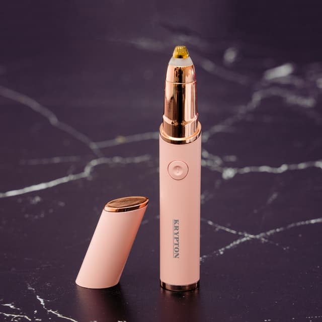 Krypton Painless Eyebrow Hair Remover, KNET6315 - Finishing Touch Flawless Next Generation Brows, Eyebrow Shaping and Safely Hair Remover, Operates On 1 AAA Battery, Ipx4 Waterproof, 2 Years Warranty