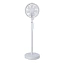 Krypton Multifunction Rechargeable Fan, Adjustable Height, KNF6266 - Streamlined and Portable Design, LED Light, Fanfor Home/Small Office, 3 Speed Settings, Sturdy Base, Silent and Energy Saving
