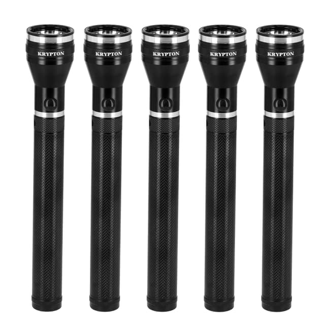 اطلب كشاف ليد قابل لإعادة الشحن (1900Mah) Krypton Led Flash Light Combo ...