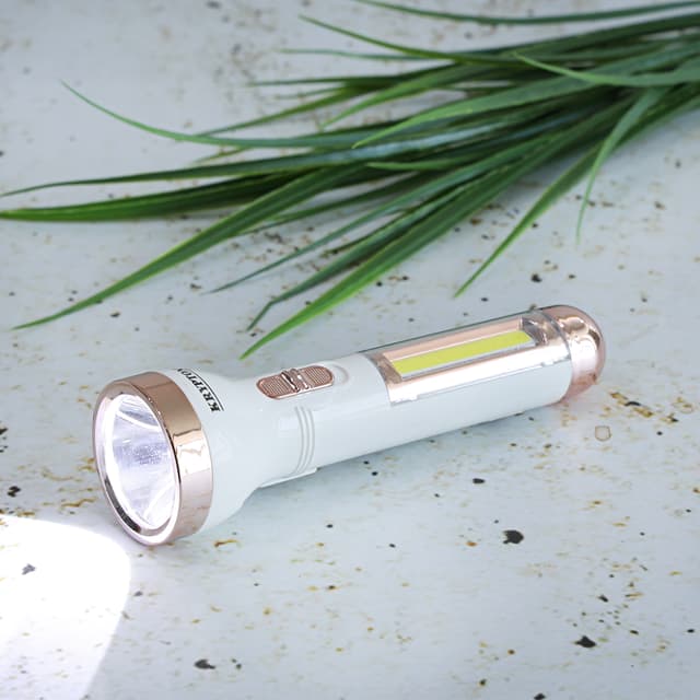 Krypton Rechargeable Led Flashlight - High Power Flashlight Super Bright Torch Light - Built-In