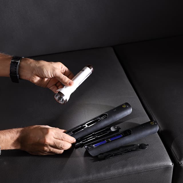 Krypton Rechargeable Led Flashlight - High Power Flashlight Super Bright Torch Light - Built-In