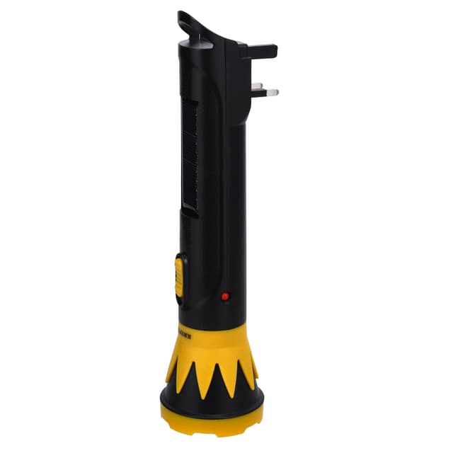 Krypton Rechargeable LED Torch With Solar Panel | 3W LED