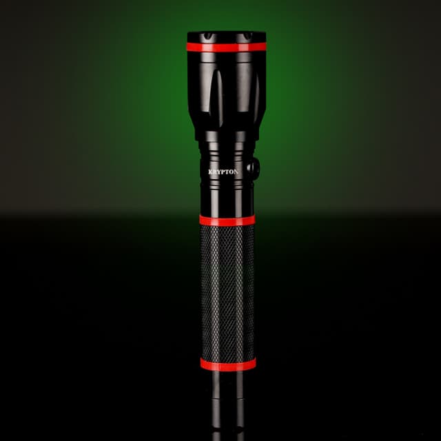 Krypton Rechargeable LED Flashlight, CREE LED, KNFL5162 | Aircraft Aluminium Alloy | 2.4V 800mAh Ni-Cd Battery | 1.5hrs Working | 2000meters Real Range Distance