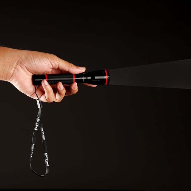 Krypton Rechargeable LED Flashlight, CREE LED, KNFL5162 | Aircraft Aluminium Alloy | 2.4V 800mAh Ni-Cd Battery | 1.5hrs Working | 2000meters Real Range Distance