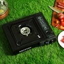 Krypton Portable Gas Stove, Double Sealed Valve, KNGC6338 - Electronic Ignition, Over Pressure Protection, Compact and Lightweight Convenient for Outdoor Camping Cooking - SW1hZ2U6NDI5NTQ3