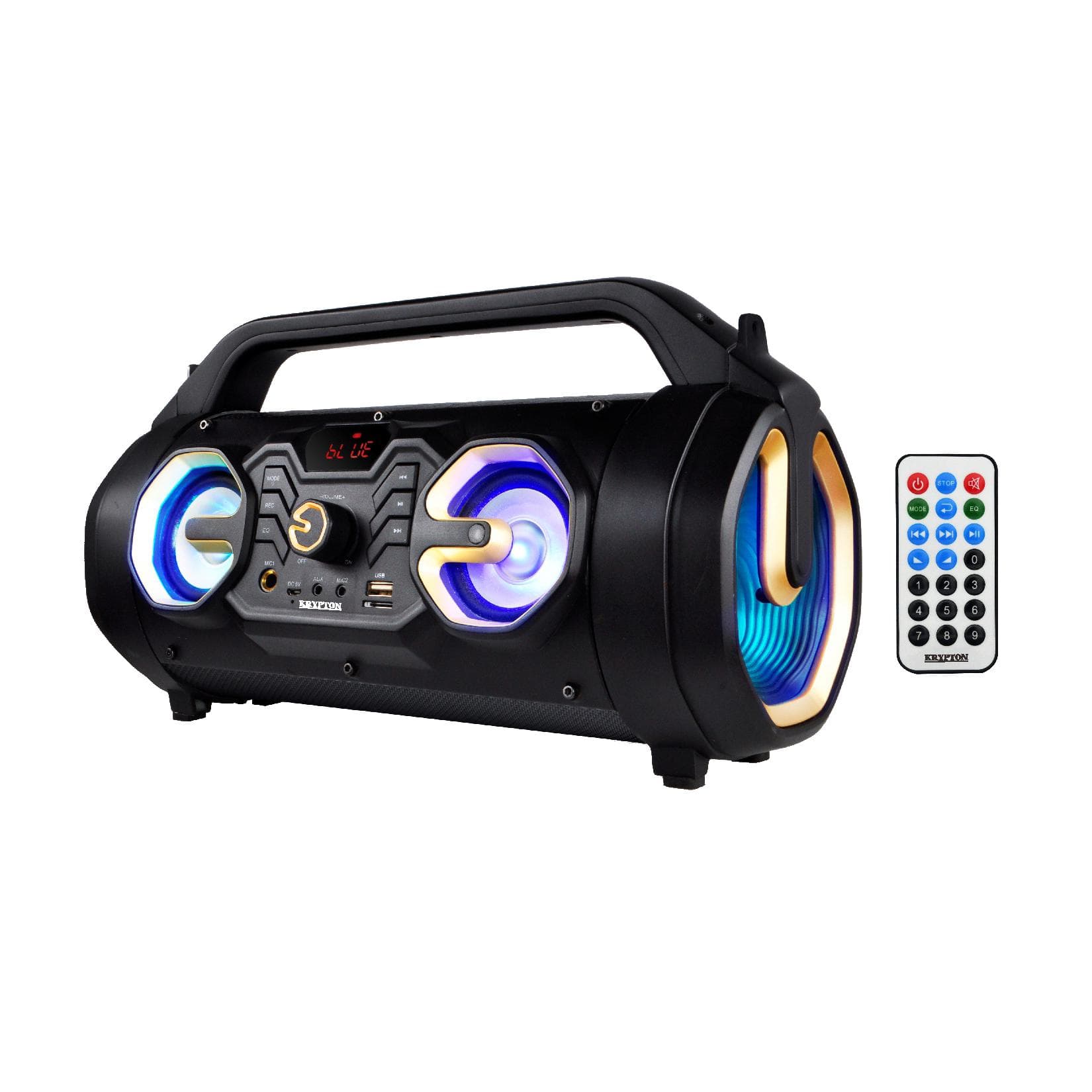 Krypton 20000W Portable Bluetooth Speaker With Usb,Sd Card,Fm,Bluetooth & Tf - With Karaoke Fun