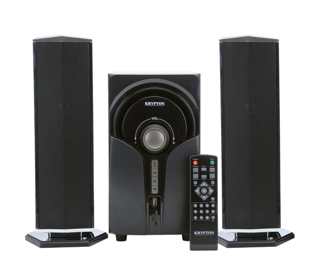 Krypton High Power 2.1 Professional Speaker - Multimedia Speaker System With Subwoofer - Usb/Sd/Fm - 298003