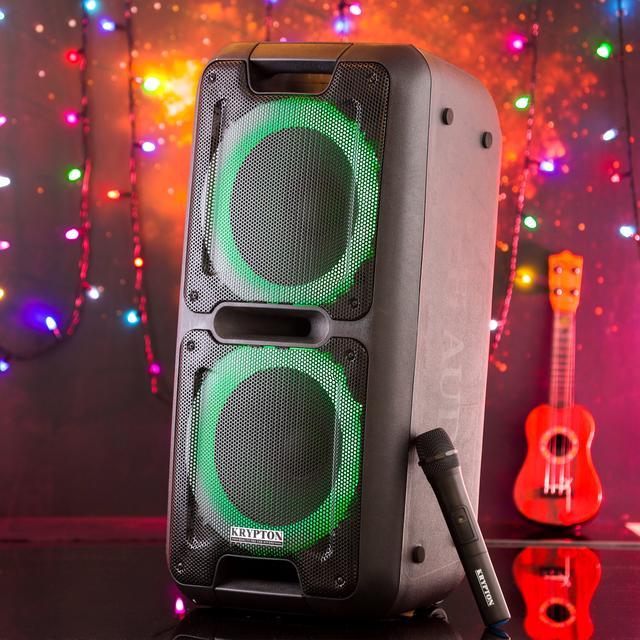 Krypton Portable And Rechargeable Professional Speaker, KNMS5201 - 40000W PMPO With TWS Connection, Ideal for Professional, Party, Concert, Home & More, USB/TF Card, FM Radio,2 Years Warranty, Remote Control - SW1hZ2U6NDIzOTE0