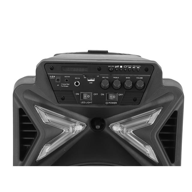 Krypton Rechargeable Portable Trolley Speaker -With Usb, Sd Card, Fm, Mic, Bluetooth - SW1hZ2U6NDEwNDYy