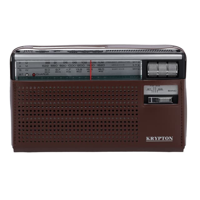 راديو محمول Krypton MP3-USB/BT 3 Band Portable Radio