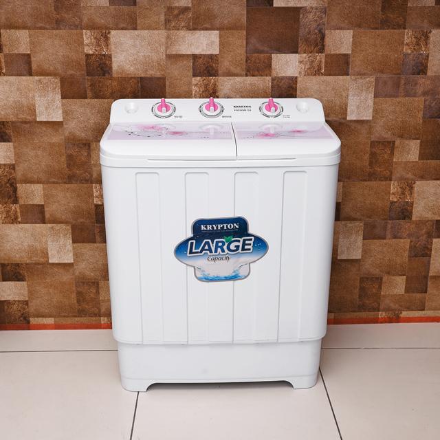 Krypton SemiAutomatic Washing Machine, 7.5kg, KNSWM6124 Big Pulsator