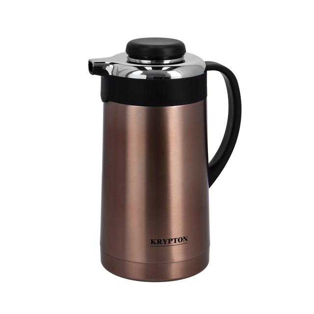 Krypton Stainless Steel Vacuum Flask Double Walled Carafe - KNVF6331| 1.6L Jug, 24 Hours Heat & Cold Retention, Thermal Insulated Air Pot | Preserves Flavor & Freshness - SW1hZ2U6NDMyNDI4