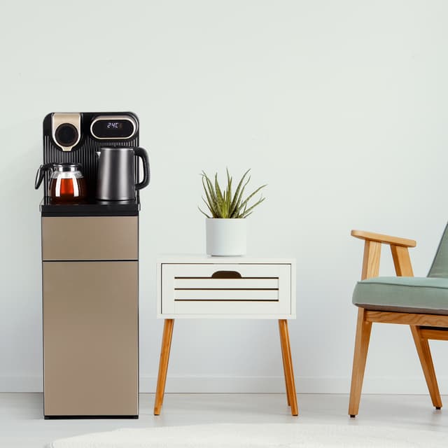 Krypton Multi Function Water Dispenser, KNWD6318 | Remote Control | Touch Panel | Double Water Outlets | Automatic Felling | One Key Operation To Heat | Child Lock Protection