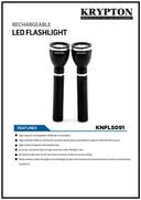 Krypton 1500Mah Rechargeable Flash Light Combo 2 In 1 - High Power Flashlight Super Bright Cree Led - SW1hZ2U6NDMyMTYw