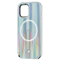 كفر سيلفي مضيء من السيلكون لهاتف iPhone 13 / 13 Pro لون أزرق مماوج Halo Selfie Case for Apple iPhone 13 / 13 Pro - Lumee