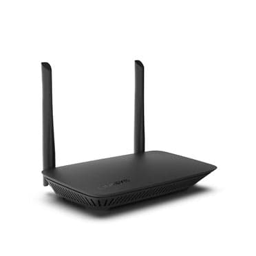 راوتر ثنائي القطب لون أسود  Linksys -  AC1000 Dual-Band Wifi 5 Router - 4 Fast Ethernet Ports & 2 Antennas