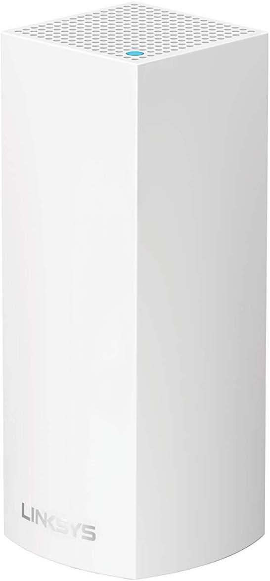 Linksys - Velop Tri-Band Home Mesh WiFi System 1Pack - White