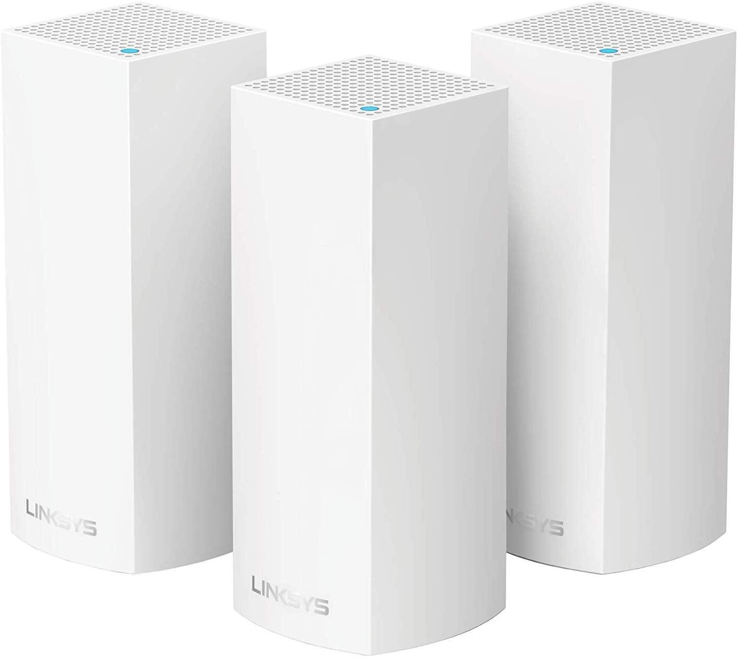 Linksys Velop Tri-Band Home Mesh Wifi System 3pack White