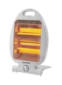 Olsenmark Quartz Heater -Portable Upright Electric Heater With 2 Heat Settings 300W/600W, Safety Tip