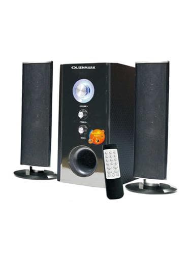Olsenmark High Power 2.1 Professional Speaker - Multimedia Speaker System With Subwoofer - Usb/Sd/Fm