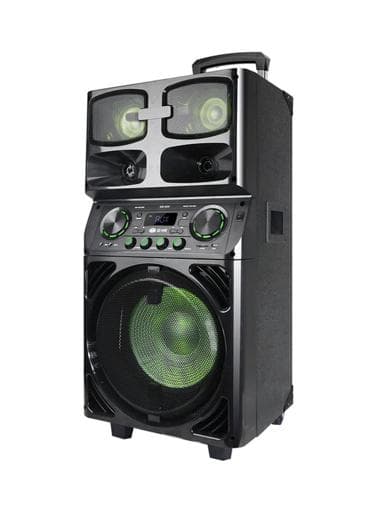 Olsenmark Rechargeable Party Speaker,12 Inch With Usb,Sd Card,Fm,Bluetooth & Remote - 12V,4500M