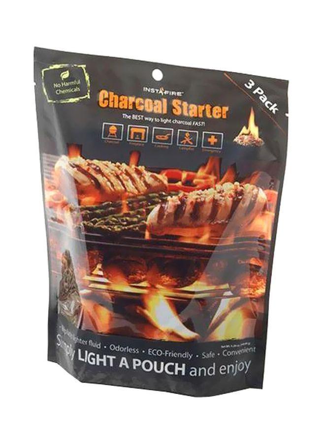 INSTAFIRE 3-Pack Briquette Charcoal Starter 18x18x7cm